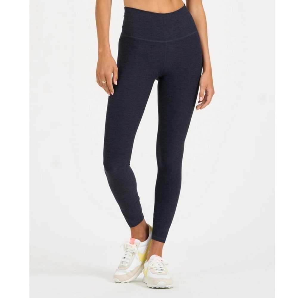 Athleta Black Striped Leggings Women’s XS
